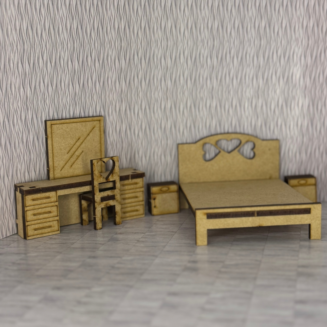 Recámara mdf esc 1:25