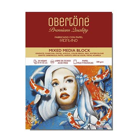 Bloc mix media Obertöne 24x32cm 200gr