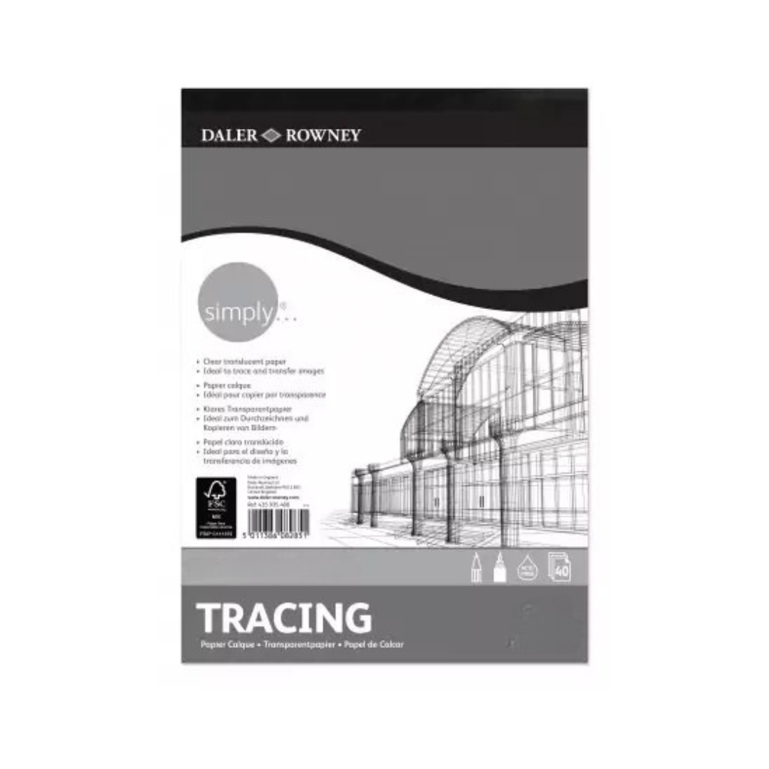 Bloc Daler Rowney tracing 23x30.5cm 43gr