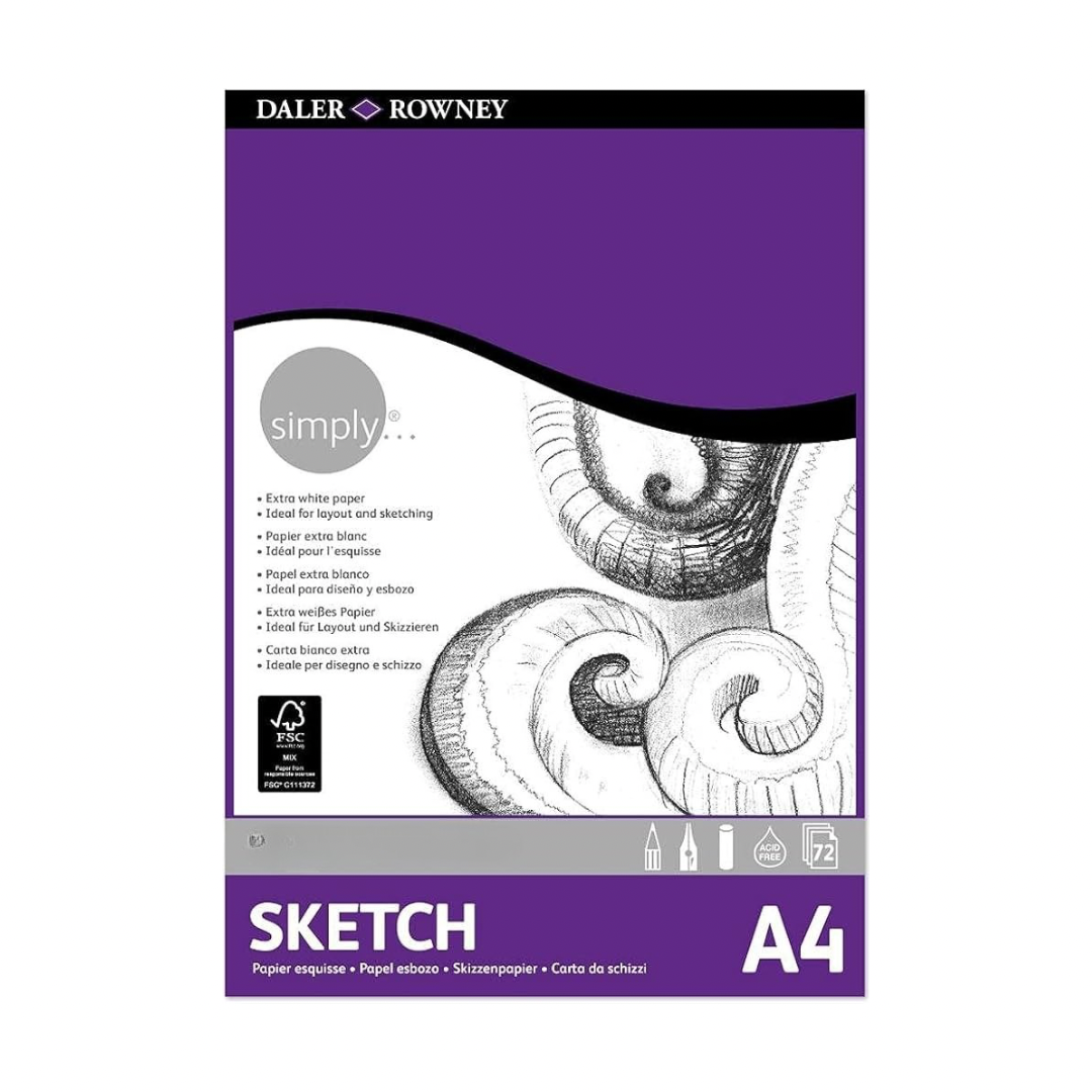 Bloc Daler Rowney drawing 23x30.5cm 115gr