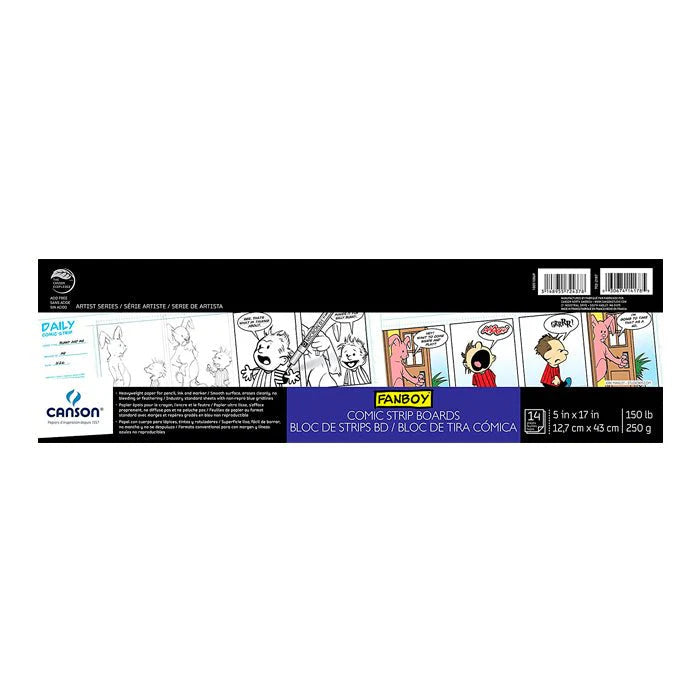 Bloc Canson Fanboy comic strip