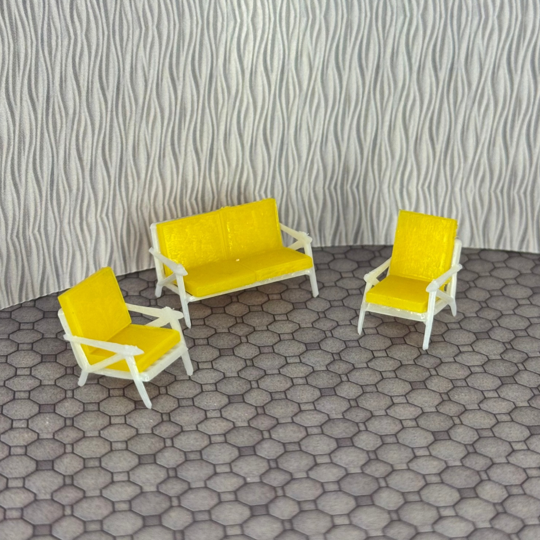 Sillones de jardín esc 1:50