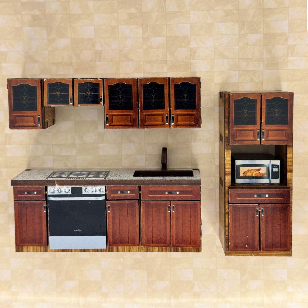 Paquete de muebles decorados esc 1:25