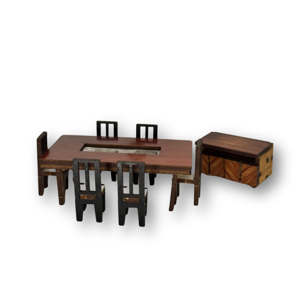 Paquete de muebles decorados esc 1:25