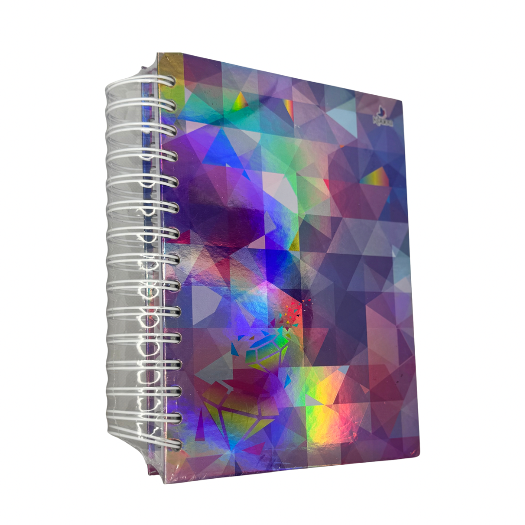 Cuaderno tornasol A5 de puntos con espiral 200hjs