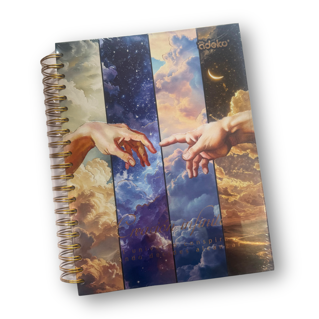 Cuaderno profesional 200 hojas pasta gruesa cuadros 7mm universe