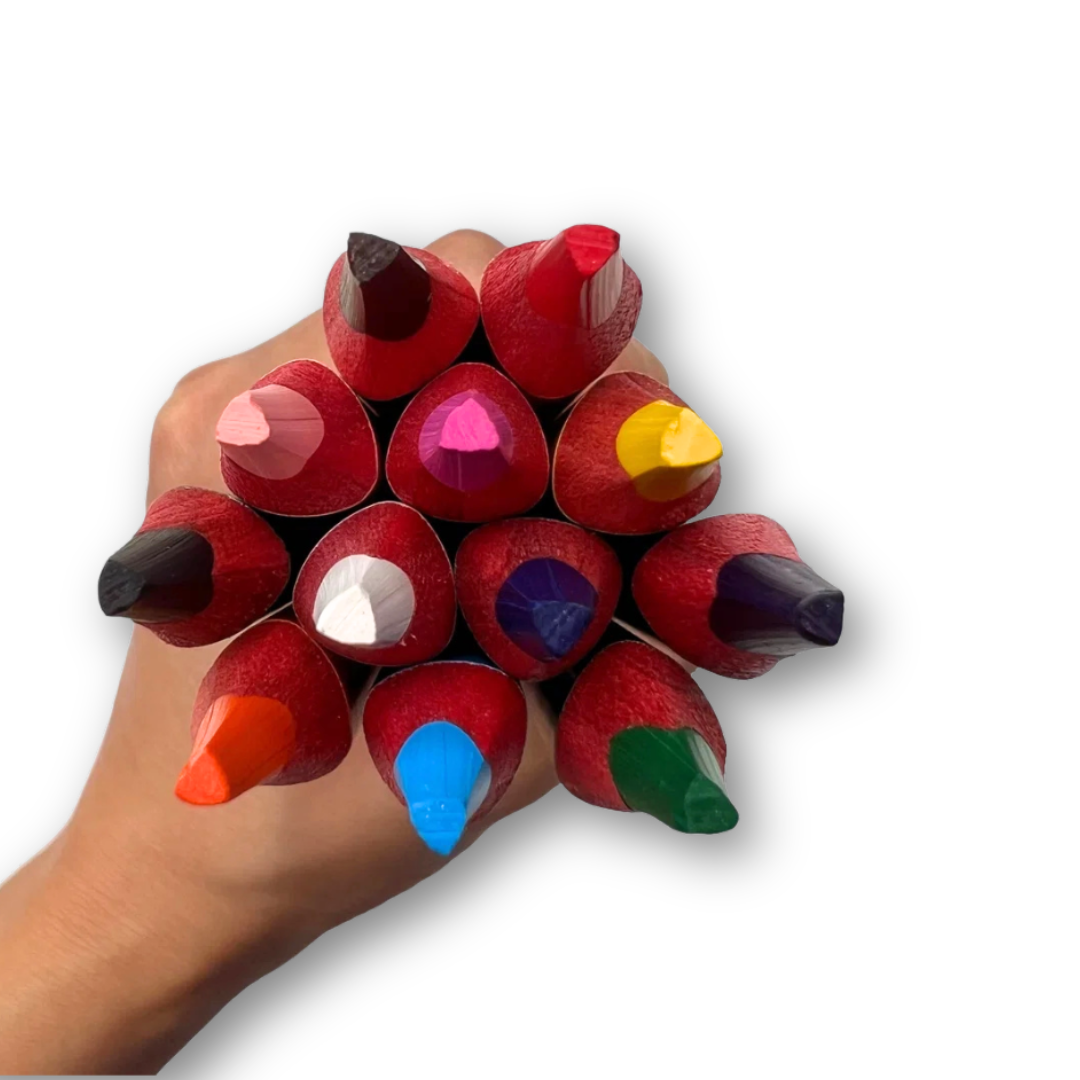 Lápices de colores Jumbo colorfun c/12