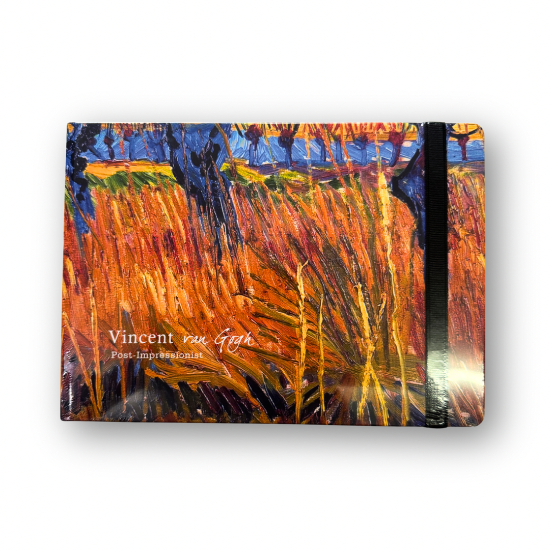 Sketchbook cosido landscape A5 con liga