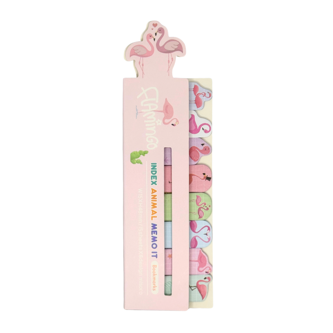 Post it separadores flamingos