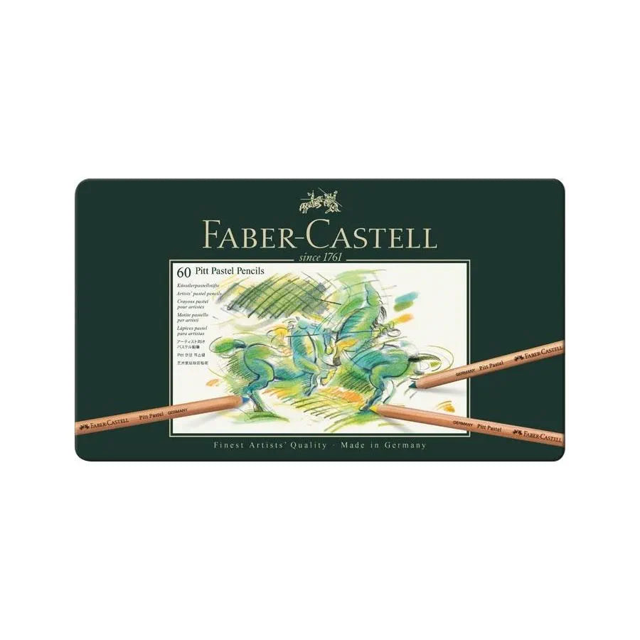 60 colores pitt pastel Faber Castell