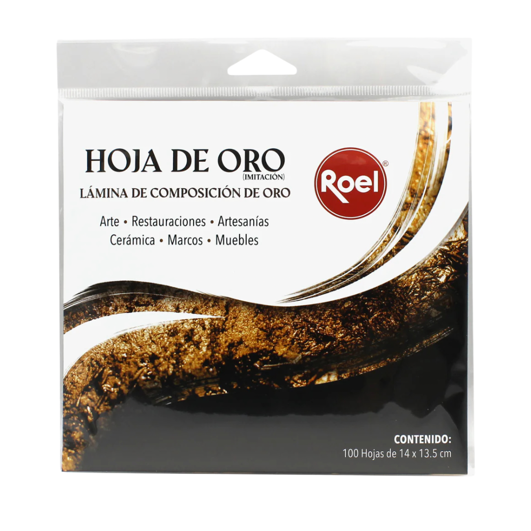 Paquete hoja de oro Roel