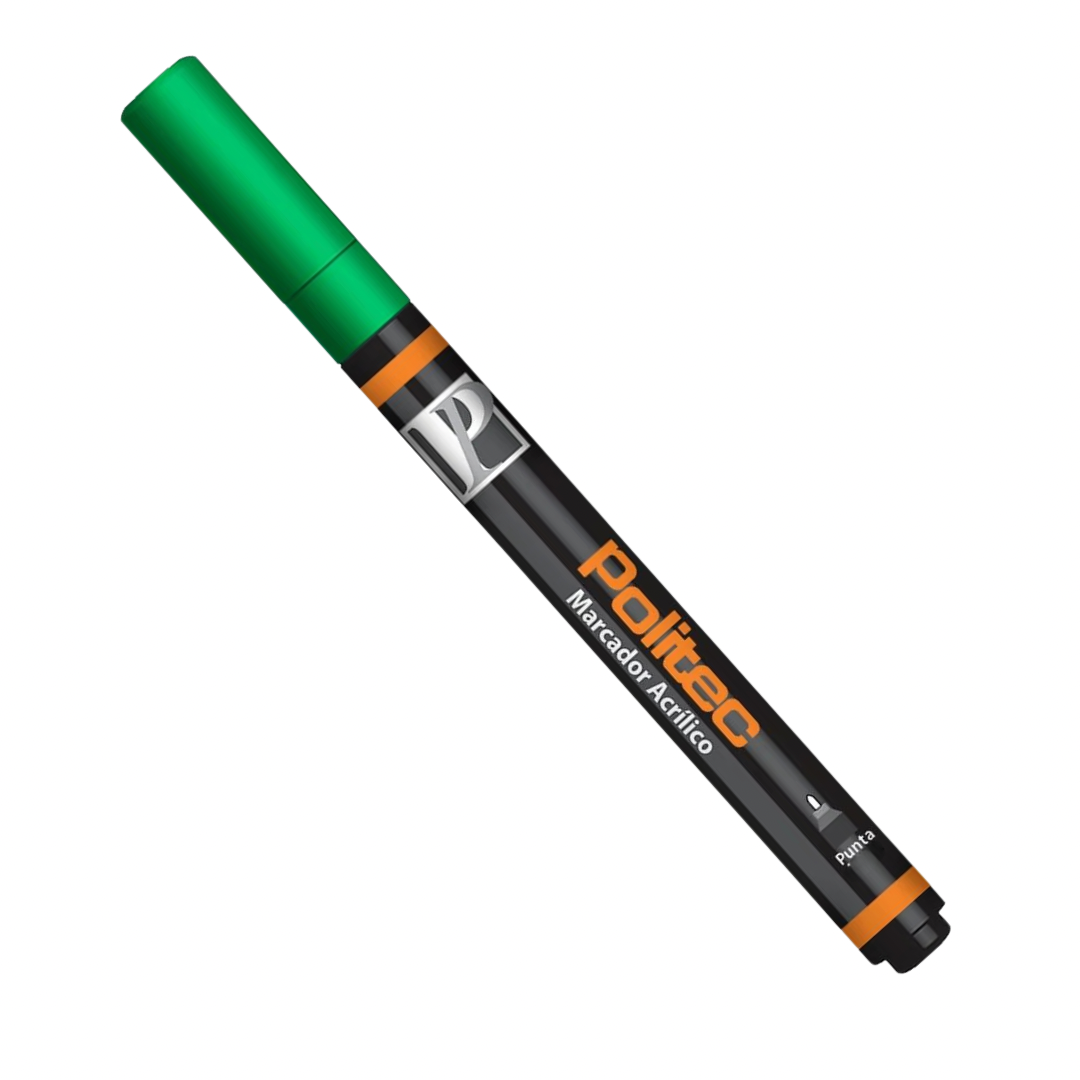 Marcador acrílico Politec 2mm