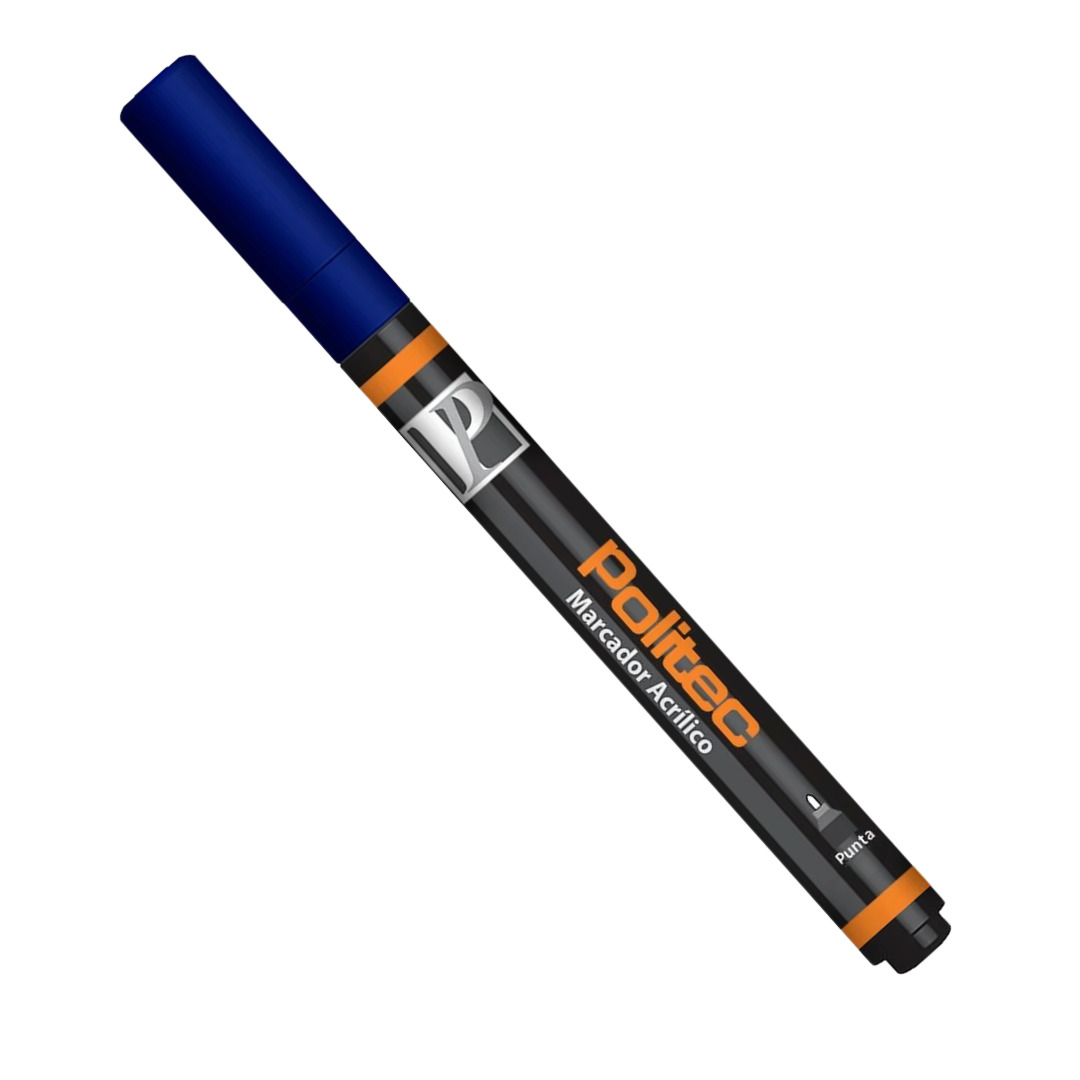Marcador acrílico Politec 2mm