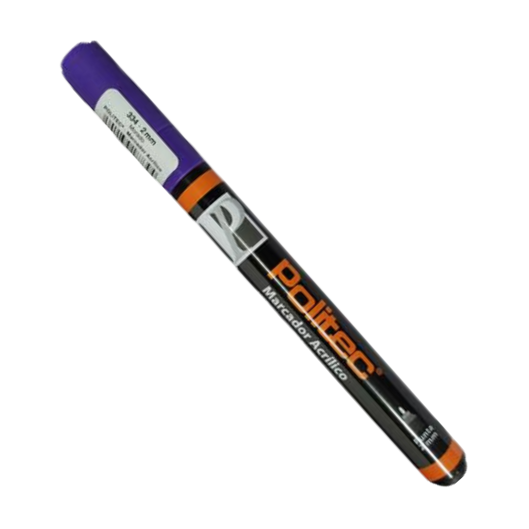 Marcador acrílico Politec 2mm