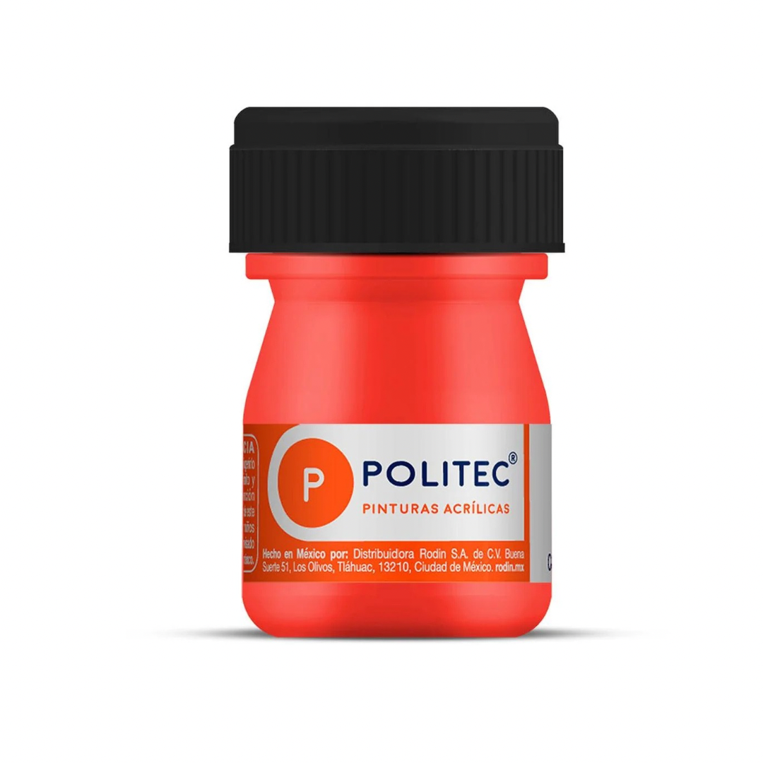 Pintura acrílica politec 20ml fluorescente