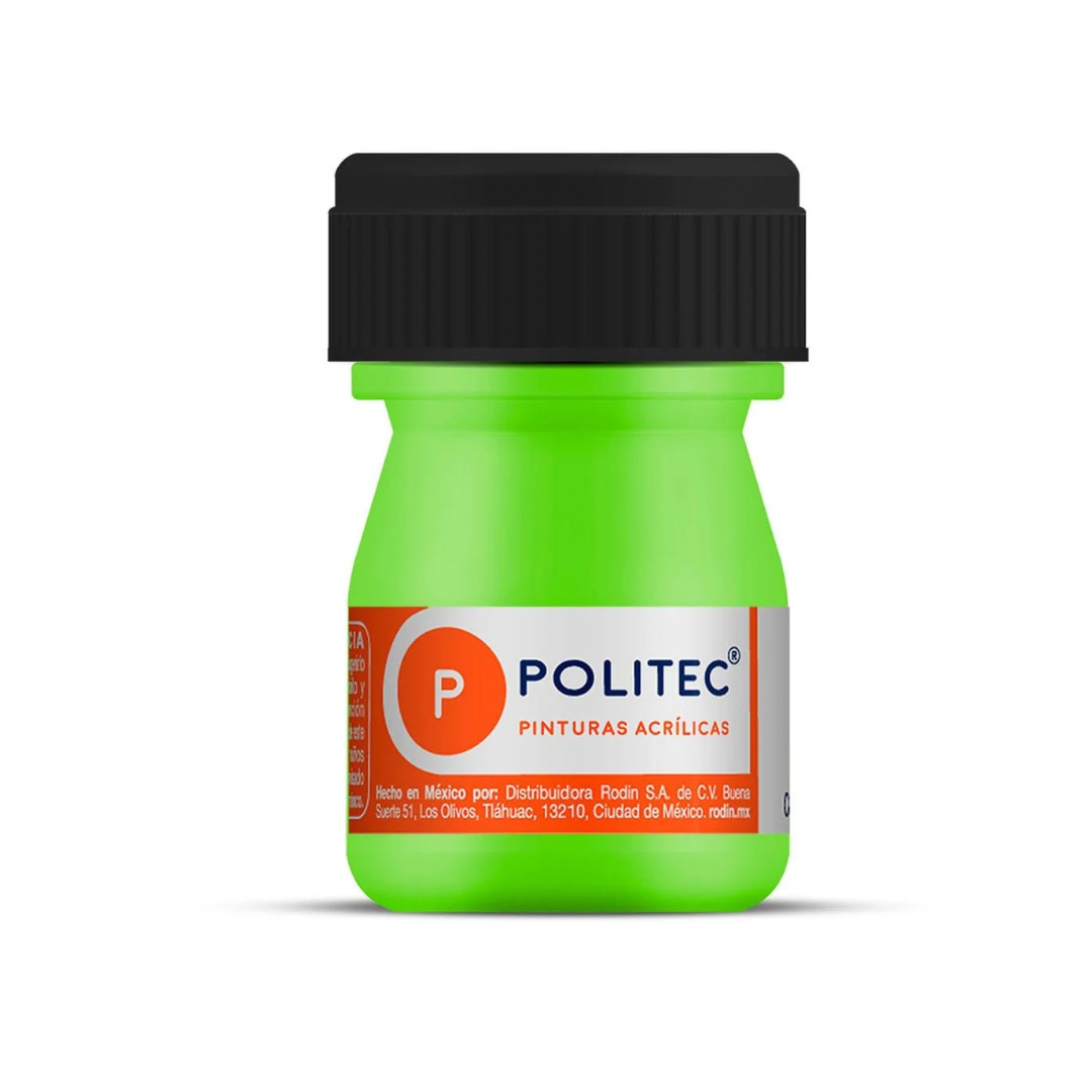 Pintura acrílica politec 20ml fluorescente