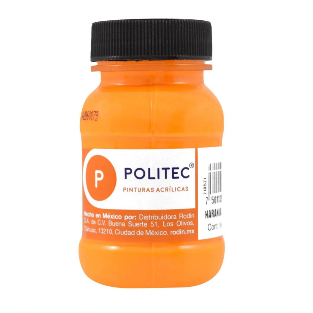 Pintura acrílica politec 100ml fluorescente