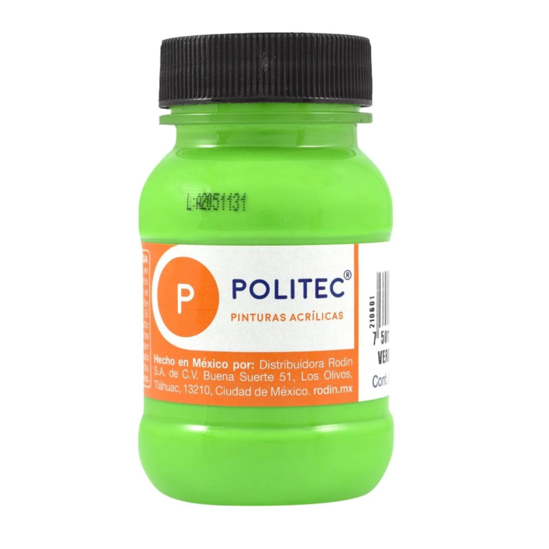 Pintura acrílica politec 100ml fluorescente