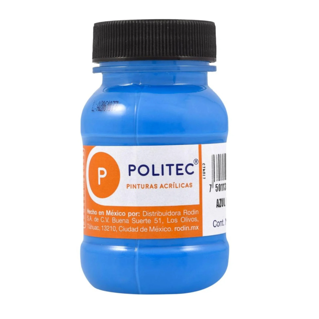 Pintura acrílica politec 100ml fluorescente
