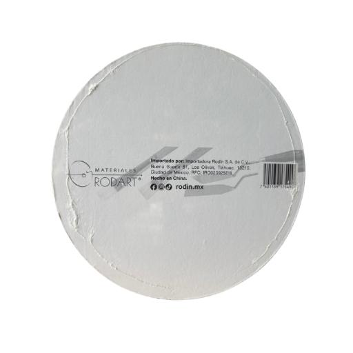 Cartón con tela redondo 22cm de diámetro