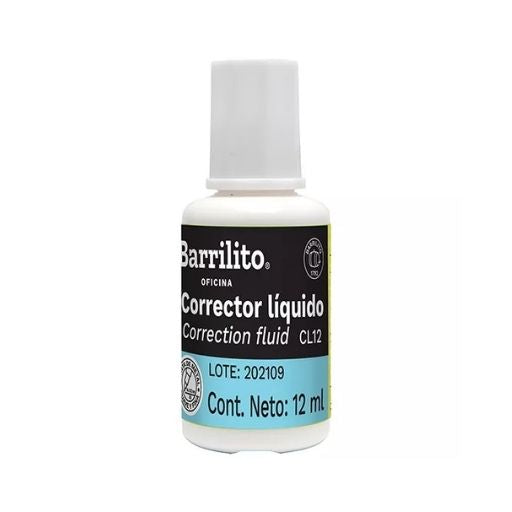 Corrector líquido de brocha 12ml
