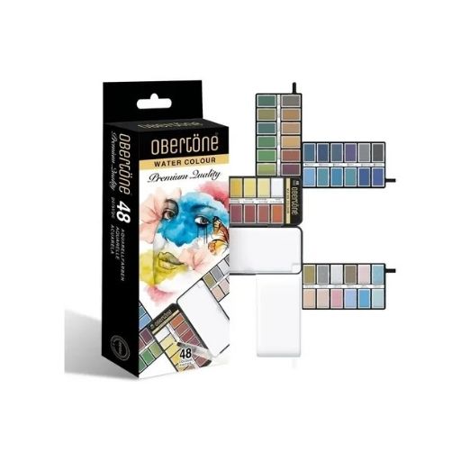 Acuarelas Obertöne Fan 48 pastillas