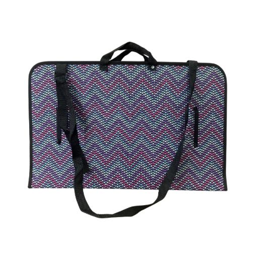 Portaláminas de tela y cierre 39x52cm