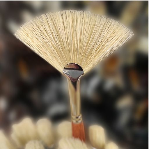 Pinceles de abanico