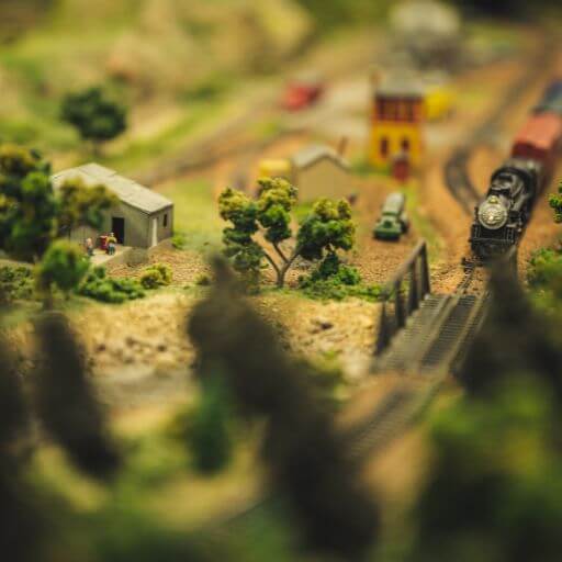 Vegetación miniatura