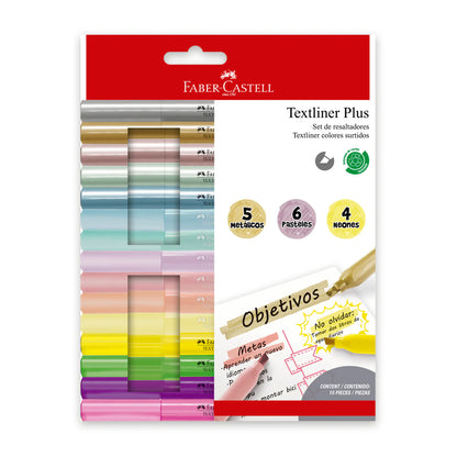 Set de resaltadores c/15 Faber Castell