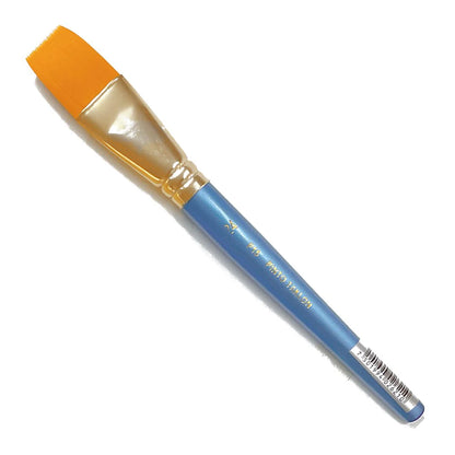 Pincel Pinto taklon dorado plano P15