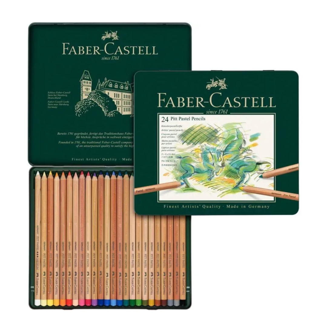 24 Colores Pitt Pastel Faber Castell