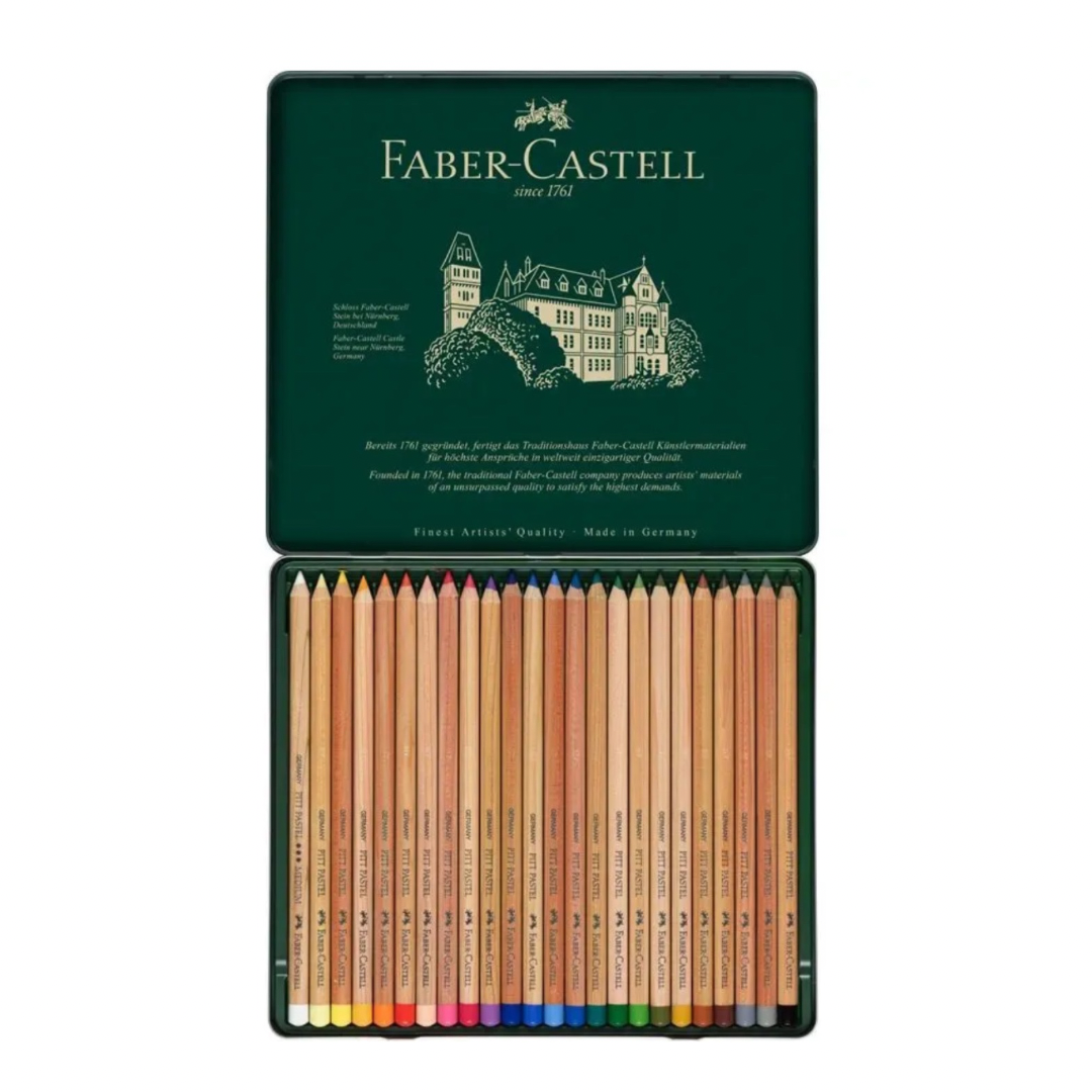 24 Colores Pitt Pastel Faber Castell