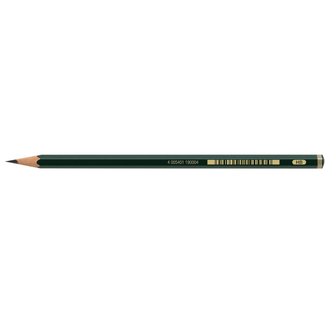 6 lápices de grafito Faber Castell 9000