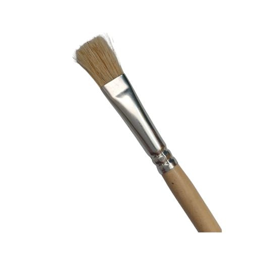 Pincel Plano MAE cerda blanca