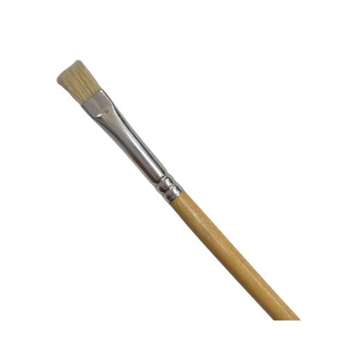 Pincel plano RODIN S-811 cerda blanca