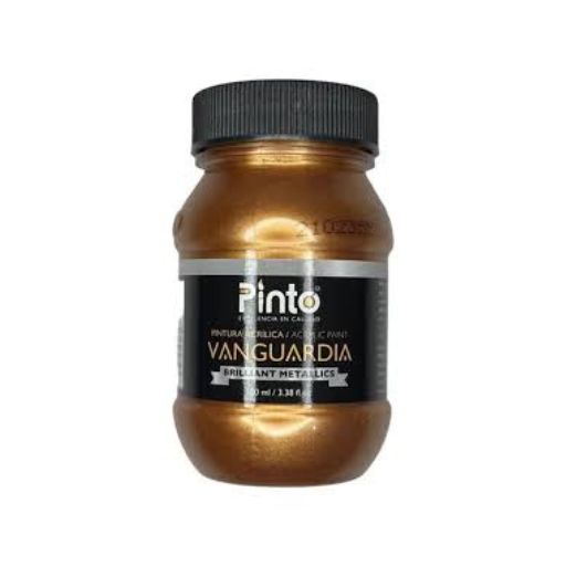 Pintura acrílica metalica  Pinto Vanguardia 100ml individual