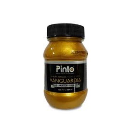 Pintura acrílica metalica  Pinto Vanguardia 100ml individual