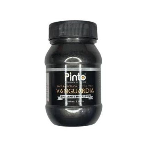 Pintura acrílica metalica  Pinto Vanguardia 100ml individual