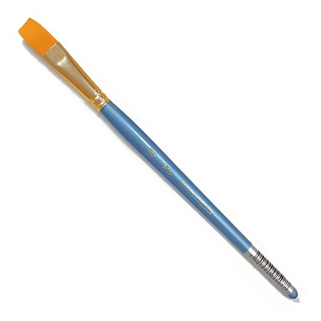 Pincel Pinto taklon dorado plano P15
