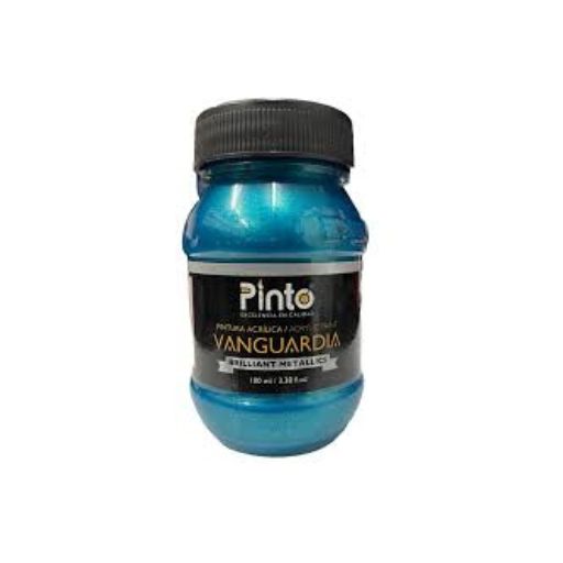 Pintura acrílica metalica  Pinto Vanguardia 100ml individual