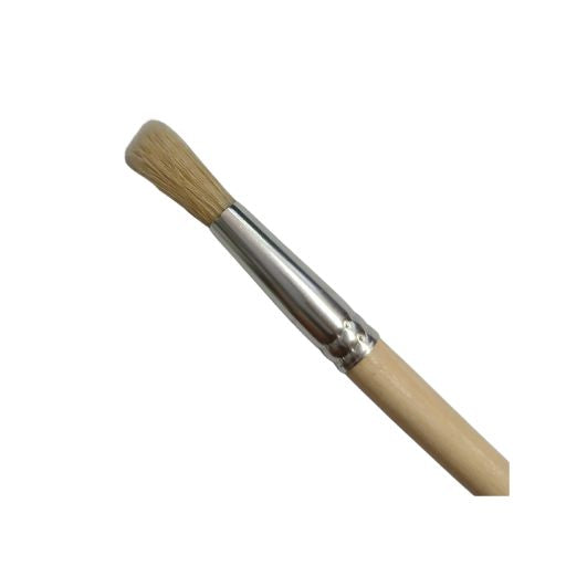 Pincel Redondo MAE cerda blanca