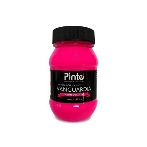 Pintura acrílica neón  Pinto Vanguardia 100ml individual