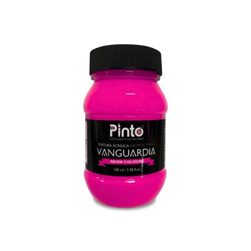 Pintura acrílica neón  Pinto Vanguardia 100ml individual