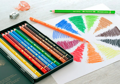 12 Colores Profesionales Polychromos Faber Castell