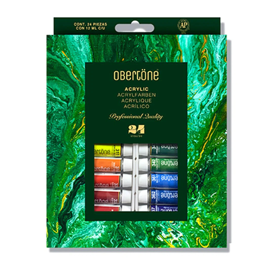 Acrílicos Obertöne Premium de 24 piezas