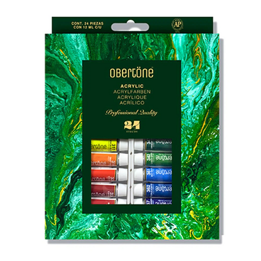 Acrílicos Obertöne Premium de 24 piezas