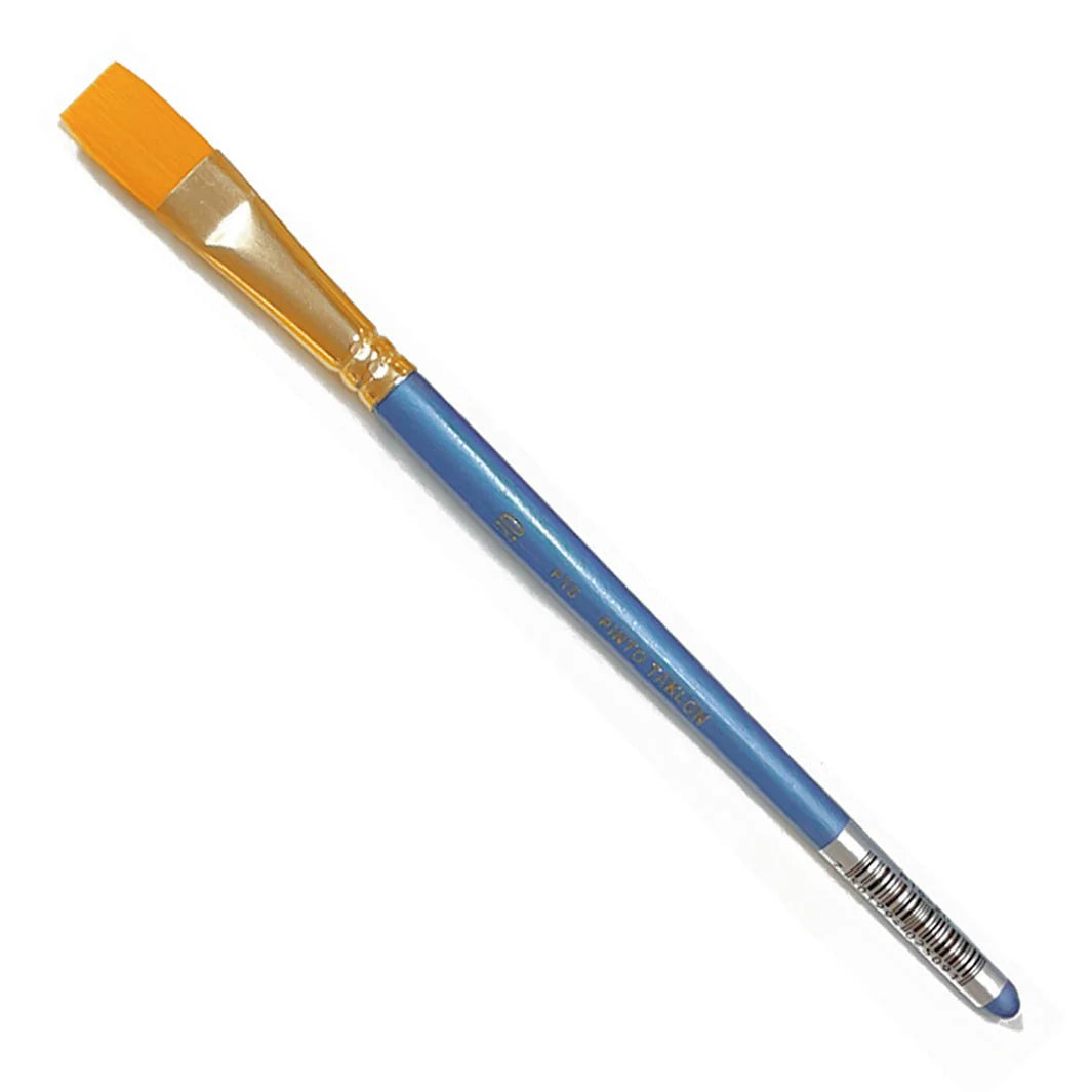 Pincel Pinto taklon dorado plano P15