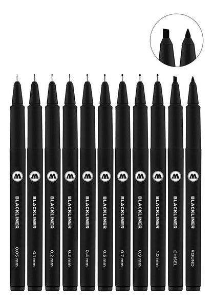 Set de estilógrafos Molotow c/11