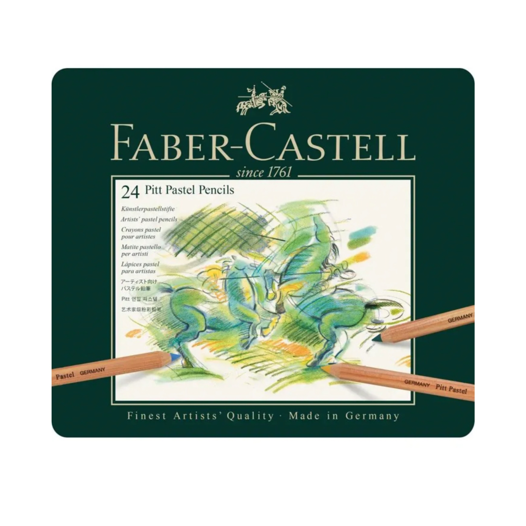 24 Colores Pitt Pastel Faber Castell